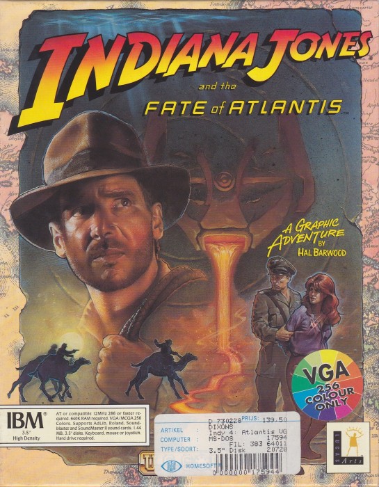 Cover of Indiana Jones and the Fate of Atlantis