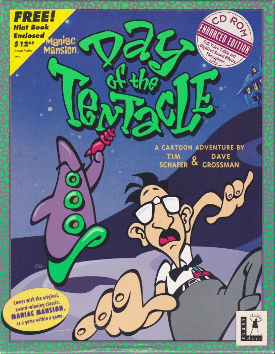 Cover of Maniac Mansion: Day of the Tentacle