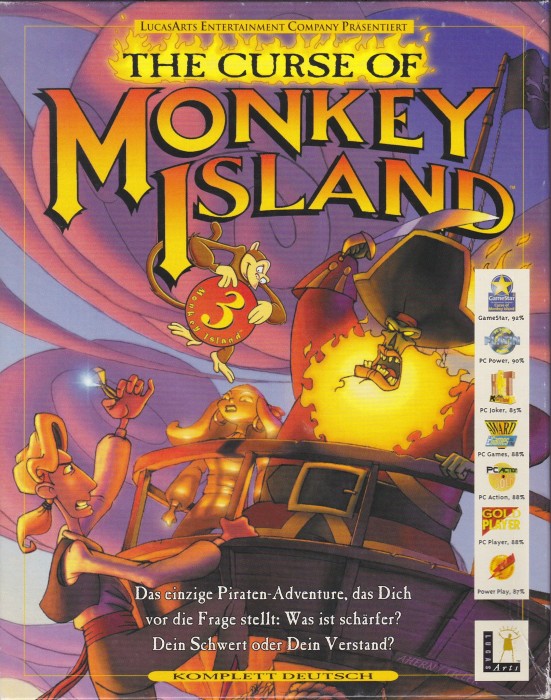 Cover of The Curse of Monkey Island