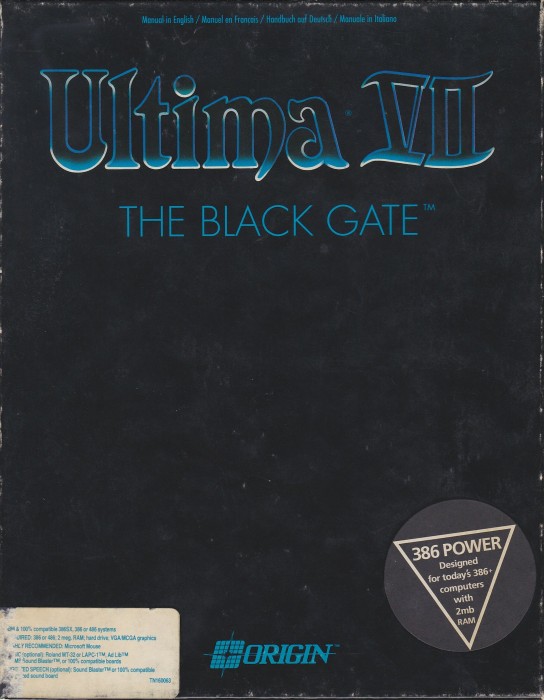 Cover of Ultima VII: The Black Gate