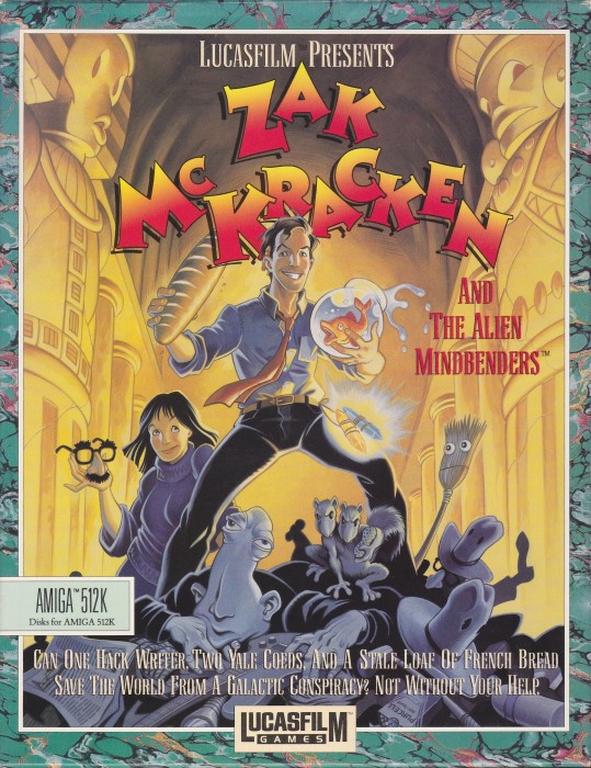 Cover of Zak McKracken and the Alien Mindbenders