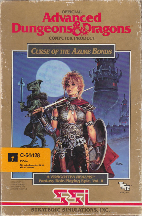 Cover of Curse of the Azure Bonds (Gold Box)