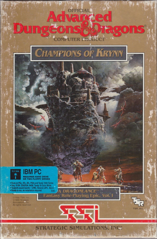 Cover of Champions of Krynn (Gold Box)