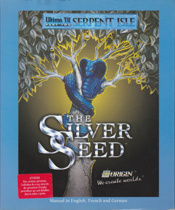 Cover of Ultima VII: Part II - The Silver Seed