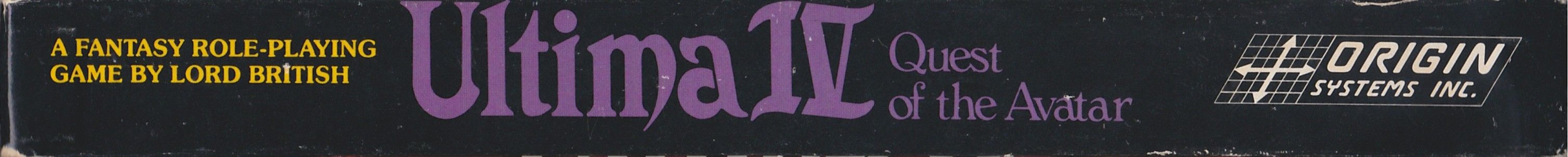 Side of Ultima IV: Quest of the Avatar