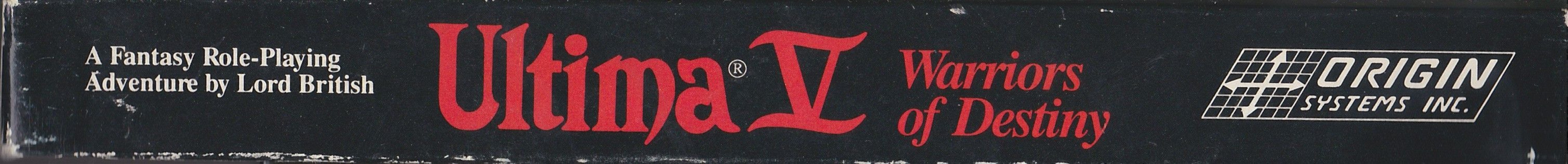 Side of Ultima V: Warriors of Destiny